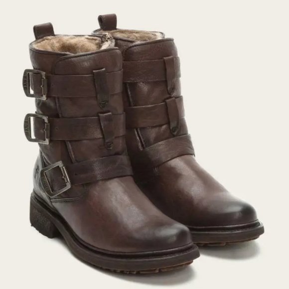 frye valerie shearling boots